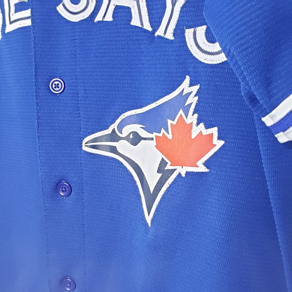 Majestic MLB Genuine Merch Toronto Blue Jays Bautista Jersey Size Medium - Picture 4 of 9
